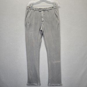 TRAMAROSSA Gray  Straight Slim Chino Pants Romeo  Trousers Size 30